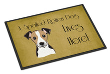 Load image into Gallery viewer, Jack Russell Terrier Spoiled Dog Lives Here Doormat - 24x36 Decorative Floor Mat – Indoor/Outdoor Rug with Artistic Flair BB1509JMAT