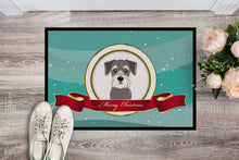 Load image into Gallery viewer, Schnauzer Merry Christmas Doormat - 24x36 Decorative Floor Mat – Indoor/Outdoor Rug with Artistic Flair BB1516JMAT