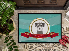 Load image into Gallery viewer, Schnauzer Merry Christmas Doormat - 24x36 Decorative Floor Mat – Indoor/Outdoor Rug with Artistic Flair BB1516JMAT