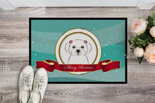 Load image into Gallery viewer, Maltese Merry Christmas Doormat - 24x36 Decorative Floor Mat – Indoor/Outdoor Rug with Artistic Flair BB1518JMAT