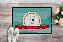 Load image into Gallery viewer, Bull Terrier Merry Christmas Doormat - 24x36 Decorative Floor Mat – Indoor/Outdoor Rug with Artistic Flair BB1519JMAT