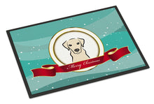 Load image into Gallery viewer, Yellow Labrador Merry Christmas Doormat - 24x36 Decorative Floor Mat – Indoor/Outdoor Rug with Artistic Flair BB1532JMAT
