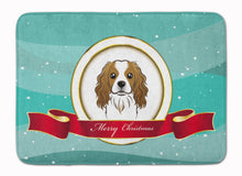 Load image into Gallery viewer, Cavalier Spaniel Merry Christmas Machine Washable Memory Foam Mat BB1534RUG