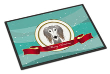 Load image into Gallery viewer, Saluki Merry Christmas Doormat - 24x36 Decorative Floor Mat – Indoor/Outdoor Rug with Artistic Flair BB1539JMAT
