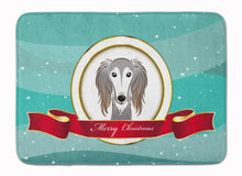 Load image into Gallery viewer, Saluki Merry Christmas Machine Washable Memory Foam Mat BB1539RUG