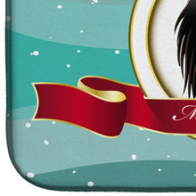 Load image into Gallery viewer, Japanese Chin Merry Christmas Dish Drying Mat – Absorbent, Artistic Kitchen Essentials BB1540DDM