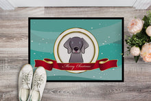 Load image into Gallery viewer, Weimaraner Merry Christmas Doormat - 24x36 Decorative Floor Mat – Indoor/Outdoor Rug with Artistic Flair BB1541JMAT