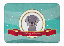 Load image into Gallery viewer, Weimaraner Merry Christmas Machine Washable Memory Foam Mat BB1541RUG