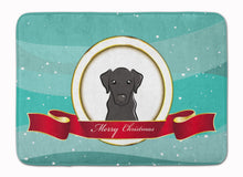 Load image into Gallery viewer, Black Labrador Merry Christmas Machine Washable Memory Foam Mat BB1545RUG