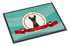 Load image into Gallery viewer, Min Pin Merry Christmas Doormat - 24x36 Decorative Floor Mat – Indoor/Outdoor Rug with Artistic Flair BB1550JMAT