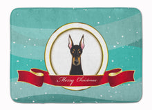 Load image into Gallery viewer, Doberman Merry Christmas Machine Washable Memory Foam Mat BB1555RUG