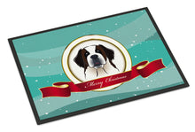 Load image into Gallery viewer, Saint Bernard Merry Christmas Doormat - 24x36 Decorative Floor Mat – Indoor/Outdoor Rug with Artistic Flair BB1556JMAT