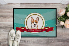 Load image into Gallery viewer, Red Corgi Merry Christmas Doormat - 24x36 Decorative Floor Mat – Indoor/Outdoor Rug with Artistic Flair BB1564JMAT