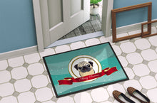Load image into Gallery viewer, Fawn Pug Merry Christmas Doormat - 24x36 Decorative Floor Mat – Indoor/Outdoor Rug with Artistic Flair BB1572JMAT