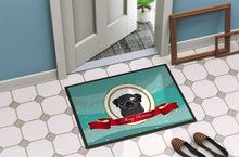Load image into Gallery viewer, Black Pug Merry Christmas Doormat - 24x36 Decorative Floor Mat – Indoor/Outdoor Rug with Artistic Flair BB1573JMAT