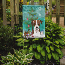 Load image into Gallery viewer, Christmas Tree and Jack Russell Terrier Garden Flag – Decorative Outdoor Yard Flag BB1574GF