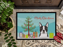 Load image into Gallery viewer, Christmas Tree and Boston Terrier Doormat - 24x36 Decorative Floor Mat – Indoor/Outdoor Rug with Artistic Flair BB1575JMAT