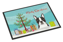 Load image into Gallery viewer, Christmas Tree and Boston Terrier Doormat - 24x36 Decorative Floor Mat – Indoor/Outdoor Rug with Artistic Flair BB1575JMAT