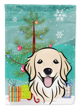Load image into Gallery viewer, Christmas Tree and Golden Retriever Garden Flag – Decorative Outdoor Yard Flag BB1577GF
