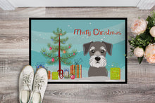 Load image into Gallery viewer, Christmas Tree and Schnauzer Doormat - 24x36 Decorative Floor Mat – Indoor/Outdoor Rug with Artistic Flair BB1578JMAT