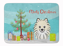 Load image into Gallery viewer, Christmas Tree and Pomeranian Machine Washable Memory Foam Mat BB1579RUG