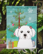 Load image into Gallery viewer, Christmas Tree and Maltese Garden Flag – Decorative Outdoor Yard Flag BB1580GF