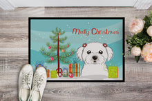 Load image into Gallery viewer, Christmas Tree and Maltese Doormat - 24x36 Decorative Floor Mat – Indoor/Outdoor Rug with Artistic Flair BB1580JMAT