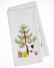 Load image into Gallery viewer, Christmas Tree and Bull Terrier Kitchen Towels – Set of 2 - Decorative &amp; Absorbent Cotton | BB1581WTKT