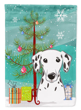 Load image into Gallery viewer, Christmas Tree and Dalmatian Garden Flag – Decorative Outdoor Yard Flag BB1582GF