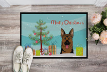 Load image into Gallery viewer, Christmas Tree and German Shepherd Doormat - 24x36 Decorative Floor Mat – Indoor/Outdoor Rug with Artistic Flair BB1583JMAT