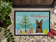 Load image into Gallery viewer, Christmas Tree and German Shepherd Doormat - 24x36 Decorative Floor Mat – Indoor/Outdoor Rug with Artistic Flair BB1583JMAT