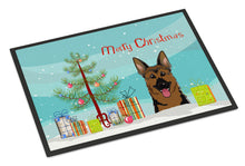Load image into Gallery viewer, Christmas Tree and German Shepherd Doormat - 24x36 Decorative Floor Mat – Indoor/Outdoor Rug with Artistic Flair BB1583JMAT