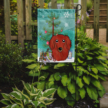 Load image into Gallery viewer, Christmas Tree and Longhair Red Dachshund Garden Flag – Decorative Outdoor Yard Flag BB1586GF