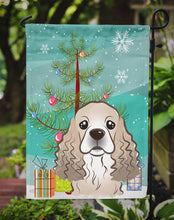 Load image into Gallery viewer, Christmas Tree and Cocker Spaniel Garden Flag – Decorative Outdoor Yard Flag BB1588GF