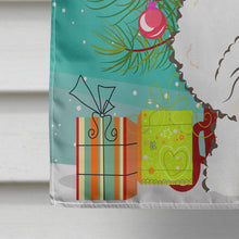 Load image into Gallery viewer, Christmas Tree and Bichon Frise Flag Canvas House Size BB1589CHF