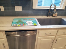 Load image into Gallery viewer, Christmas Tree and Bichon Frise Dish Drying Mat – Absorbent, Artistic Kitchen Essentials BB1589DDM