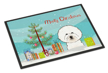 Load image into Gallery viewer, Christmas Tree and Bichon Frise Doormat - 24x36 Decorative Floor Mat – Indoor/Outdoor Rug with Artistic Flair BB1589JMAT