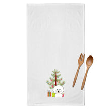 Load image into Gallery viewer, Christmas Tree and Bichon Frise Kitchen Towels – Set of 2 - Decorative &amp; Absorbent Cotton | BB1589WTKT
