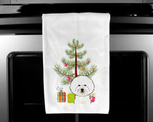 Load image into Gallery viewer, Christmas Tree and Bichon Frise Kitchen Towels – Set of 2 - Decorative &amp; Absorbent Cotton | BB1589WTKT