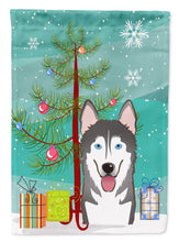 Load image into Gallery viewer, Christmas Tree and Alaskan Malamute Garden Flag – Decorative Outdoor Yard Flag BB1590GF