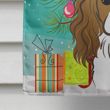Load image into Gallery viewer, Christmas Tree and Cavalier Spaniel Flag Canvas House Size BB1596CHF