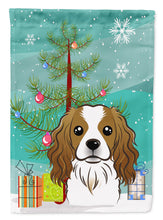 Load image into Gallery viewer, Christmas Tree and Cavalier Spaniel Garden Flag – Decorative Outdoor Yard Flag BB1596GF