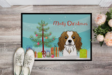 Load image into Gallery viewer, Christmas Tree and Cavalier Spaniel Doormat - 24x36 Decorative Floor Mat – Indoor/Outdoor Rug with Artistic Flair BB1596JMAT