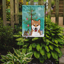Load image into Gallery viewer, Christmas Tree and Shiba Inu Garden Flag – Decorative Outdoor Yard Flag BB1597GF
