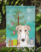 Load image into Gallery viewer, Christmas Tree and Borzoi Garden Flag – Decorative Outdoor Yard Flag BB1600GF