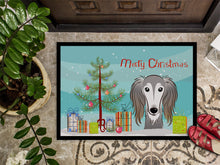 Load image into Gallery viewer, Christmas Tree and Saluki Doormat - 24x36 Decorative Floor Mat – Indoor/Outdoor Rug with Artistic Flair BB1601JMAT