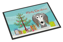 Load image into Gallery viewer, Christmas Tree and Saluki Doormat - 24x36 Decorative Floor Mat – Indoor/Outdoor Rug with Artistic Flair BB1601JMAT