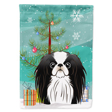 Load image into Gallery viewer, Christmas Tree and Japanese Chin Flag Canvas House Size BB1602CHF
