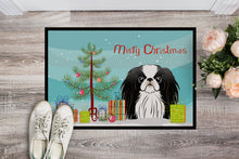 Load image into Gallery viewer, Christmas Tree and Japanese Chin Doormat - 24x36 Decorative Floor Mat – Indoor/Outdoor Rug with Artistic Flair BB1602JMAT