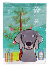 Load image into Gallery viewer, Christmas Tree and Weimaraner Garden Flag – Decorative Outdoor Yard Flag BB1603GF